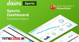 دانلود قالب پاورپوینت ورزشی Dashi Sports – Sports Dashboard PowerPoint Report