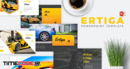 دانلود قالب پاورپوینت ورزشی : ماشین رانی  ERTIGA – Sport Car Powerpoint Template