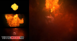 دانلود پروژه آماده افترافکت : لوگو موشن آتش Fire Logo Reveal