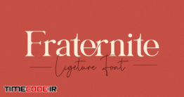 دانلود فونت انگلیسی  Fraternite Serif Font