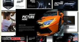 دانلود قالب پاورپوینت ورزشی : اتومبیل رانی Furious – Sport Powerpoint Template