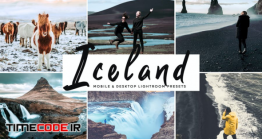 دانلود اکشن فتوشاپ و پریست لایت روم + نسخه موبایل Iceland Mobile & Desktop Lightroom Presets