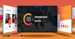 دانلود قالب آماده پاورپوینت Important Dates – Powerpoint Template