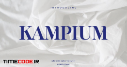 دانلود فونت انگلیسی Kampium Serif Font