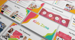 دانلود قالب پاورپوینت دانش آموزی Kids Zone – Playful Powerpoint Template