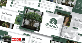 دانلود قالب پاورپوینت پرورش گیاهان Mazais – Plant Powerpoint Template
