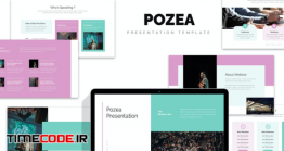 دانلود قالب پاورپوینت وبینار Pozea : Webinar, Seminar & Conference Powerpoint