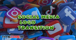 دانلود ترنزیشن آلفا لوگو شبکه های اجتماعی Social Media Logo Transition