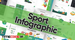 دانلود قالب پاورپوینت اینفوگرافی ورزشی Sport Infographic Powerpoint Template