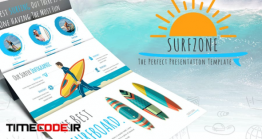 دانلود قالب آماده پاورپوینت : بادی بوردینگ  Surfzone – Powerpoint Template