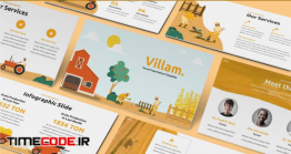 دانلود قالب پاورپوینت مزرعه Villam – Farm Powerpoint Template