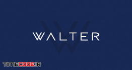 دانلود فونت انگلیسی  WALTER – Modern / Techno / Sci-Fi Typeface