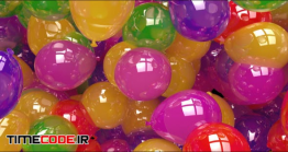 دانلود ترنزیشن آلفا بادکنک های رنگی Balloon Transition