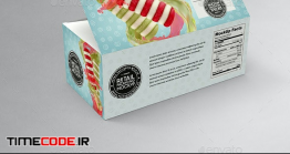 دانلود موکاپ جعبه بستنی  Big Frozen Food Box Packaging Mockup