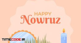 دانلود وکتور سفره هفت سین Flat Happy Nowruz Items Arrangement