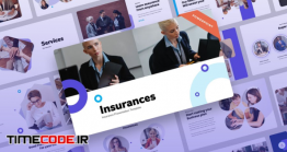 دانلود قالب پاور پوینت معرفی خدمات بیمه Insurances – Insurance Power Point Presentation