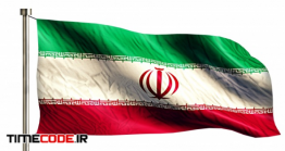 دانلود رایگان عکس پرچم ایران Iran National Flag Isolated 3d Free Photo