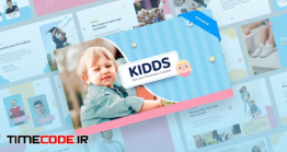 دانلود قالب آماده کی نوت کودکان Kidds – Kids & Baby Keynote Presentation
