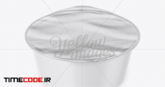 matte plastic cup with foil lid mockup front view 19137 47 24 291