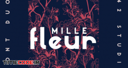 دانلود فونت انگلیسی گرافیکی Millefleur | Sans Serif Font Duo دانلود فونت انگلیسی گرافیکی Millefleur | Sans Serif Font Duo