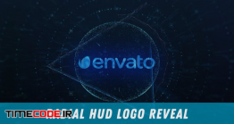 دانلود پروژه آماده افتر افکت : لوگو موشن دیجیتال Radial HUD Logo Reveal