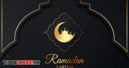 دانلود وکتور ماه رمضان Ramadan Kareem Islamic Illustration Design