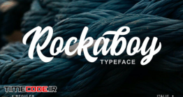 دانلود فونت انگلیسی گرافیکی  Rockaboy 4 Style Font