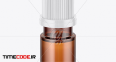 small amber glass bottle mockup 72851 05 26 274