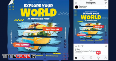 travel square flyer instagram post 45637 36 28 803