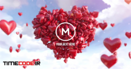 دانلود پروژه آماده پریمیر : لوگو موشن قلب Valentine’s Day Theme\