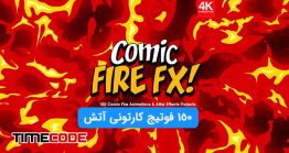 152 فوتیج کارتونی آتش BusyBoxx – Comic FireFX