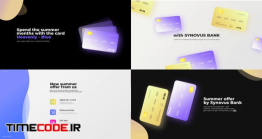 دانلود پروژه آماده افتر افکت : تیزر تبلیغاتی کارت اعتباری Bank Card Promo Presentation
