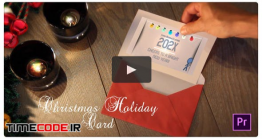 دانلود پروژه آماده پریمیر : تیزر موشن گرافیک تبریک سال نو Christmas Holiday Card!