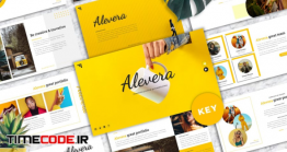 دانلود قالب آماده کی نوت حرفه ای Alevera – Creative Keynote Template