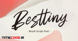 دانلود فونت انگلیسی دست نویس  Besttiny – Brush Script