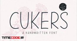 دانلود فونت انگلیسی دست نویس Cukers – A Handwritten Font