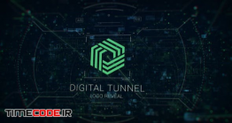 دانلود پروژه آماده افتر افکت : لوگو موشن دیجیتال Digital Tunnel Logo