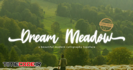 دانلود فونت انگلیسی پیوسته Dream Meadow Font