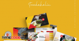 دانلود قالب پاورپوینت آشپزی Foodaholic – Powerpoint Template