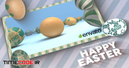 دانلود پروژه آماده افتر افکت : وله تخم مرغ رنگی Happy Easter Logo