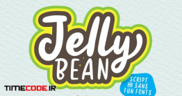 دانلود فونت انگلیسی فانتزی  Jellly Bean Script & Sans Fun Font