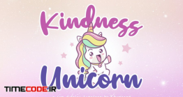 دانلود فونت انگلیسی فانتزی Kindness Unicorn