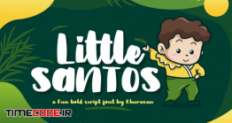 دانلود فونت انگلیسی فانتزی کودک Little Santos