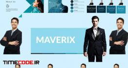 دانلود قالب پاورپوینت معرفی شرکت MAVERIX Powerpoint Template