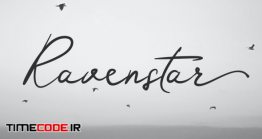 دانلود فونت انگلیسی دستنویس پیوسته  Ravenstar – Modern Script Font