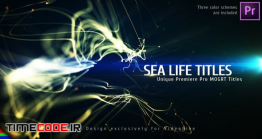 دانلود پروژه آماده پریمیر : تیتراژ Sea Titles – Premiere Pro | Mogrt