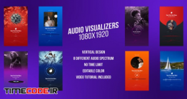 دانلود پروژه آماده افتر افکت : اکولایزر اینستاگرام Social Media Audio Visualizers