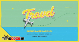 دانلود پروژه آماده افتر افکت : تیزر تبلیغاتی آژانس هواپیمایی Travel Partner
