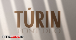 دانلود فونت انگلیسی گرافیکی  Túrin – Sans-Serif & Serif Duo