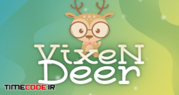 دانلود فونت انگلیسی فانتزی Vixen Deer Font